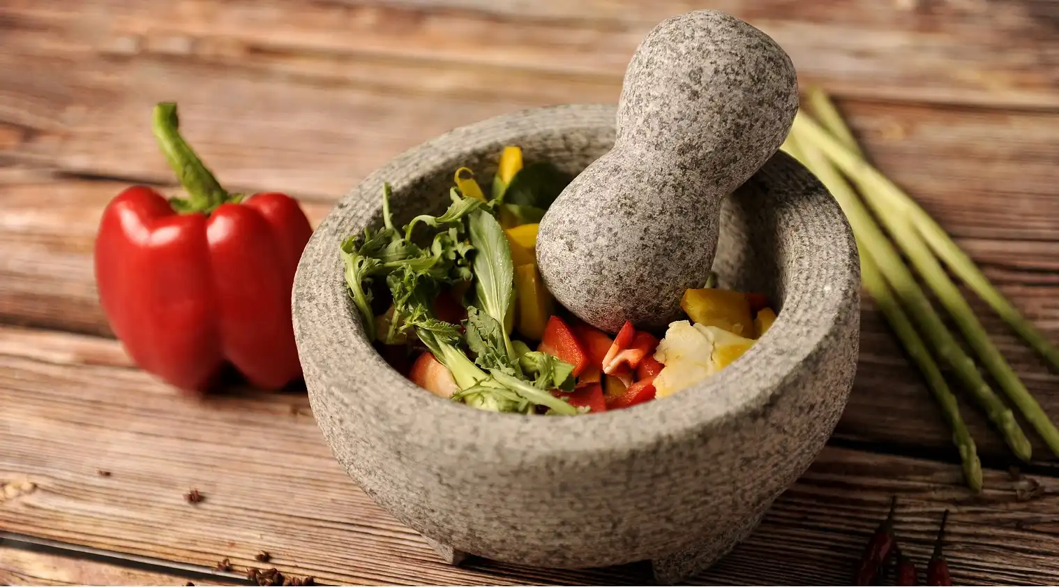 Why Do Granite Stone Mortar And Pestle Crush Spices More Evenly?